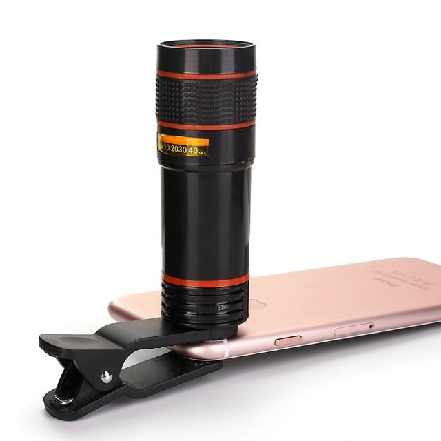 12X ZOOM CELL PHONE TELESCOPE LENS